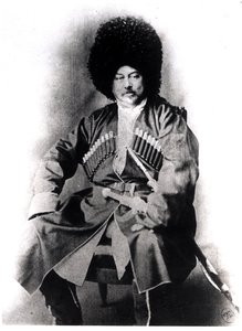 Ritratto di Alexandre Dumas Padre in costume russo da French Photographer